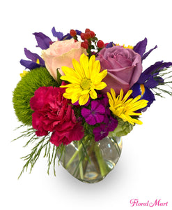 Bubble Bowl Flower Arrangements