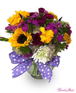 Bubble Bowl Flower Arrangements