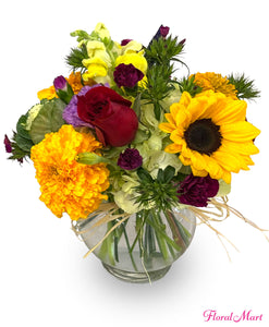 Bubble Bowl Flower Arrangements